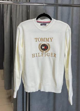 Женский свитер Tommy hilfiger в белом цвете