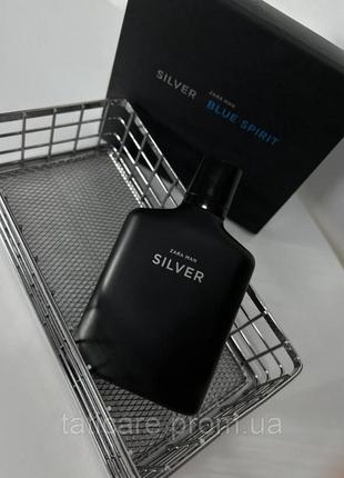 Мужской парфюм silver зара zara 100 мл / без коробки