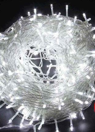 Гірлянда 100LED білий 10м USB G00104 ТМ КИТАЙ