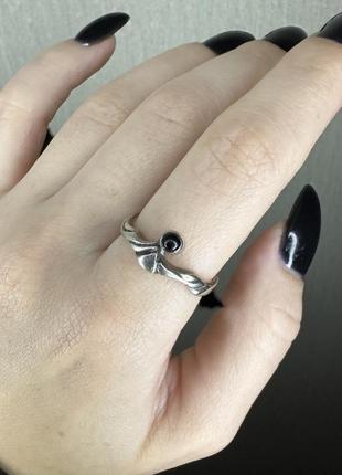 Винтажное серебряное кольцо оникс винтаж 925 пробой