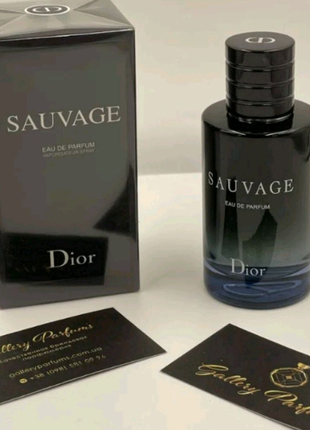 Классный элитный аромат парфюма Sauvage Christian Dior 10ml.