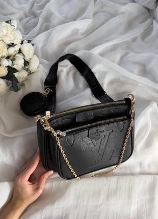 Multi pochette black сумка lux!👜