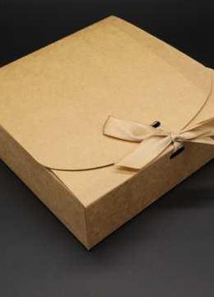 Збірні картонні коробки для подарунків. Крафтовий колір. 16.5х...
