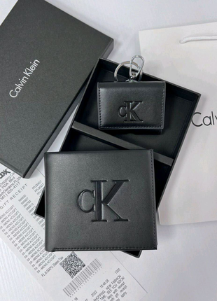 Подарунковий набір Портмоне + Брелок під ключі Calvin Klein