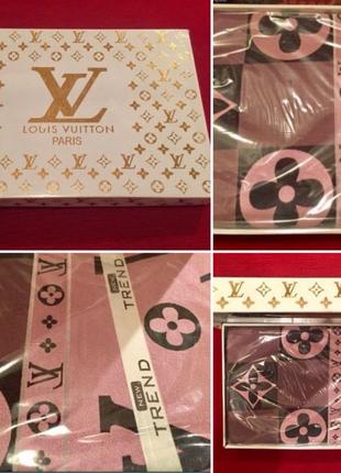 Одеяло - покрывало Louis Vuitton двуспальный + 2 наволочки  в кор