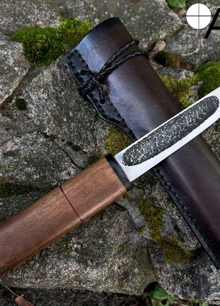 Нож ручной работы "Якут-323" сталь N690+эксклюзивный чехол