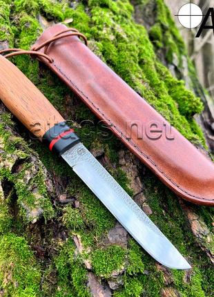Нож ручной работы "Гигант" (сталь х12мф ) + чехол из кожи