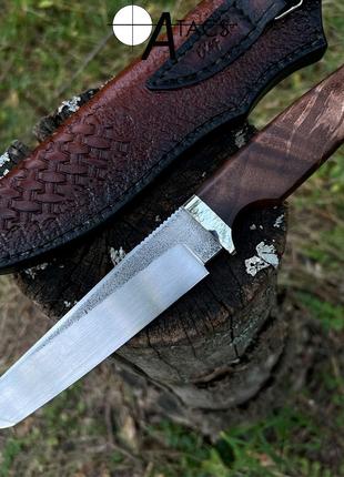 Нож ручной работы "Смелый Самурай" + чехол с натуральной кожи