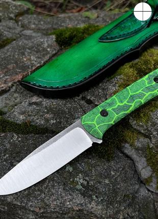 Нож ручной работы "Snake" + чехол с натуральной кожи