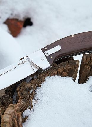 Нож выкидной с запорным механизмом флажкового типа 1315