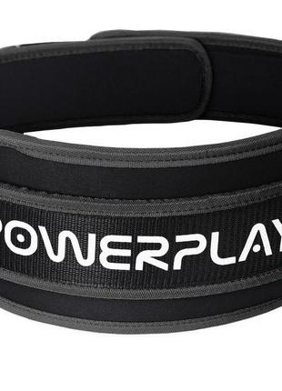 Пояс неопреновый для тяжелой атлетики Power Play 5546 Black L