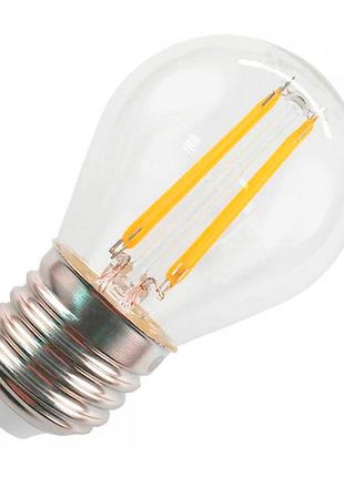 Філаментна лампа biom fl-301 4w e27 2800 k g45 (шар)
