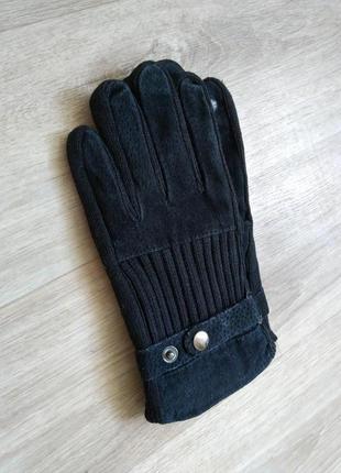 Сенсорні рукавички на підлітка замшеві