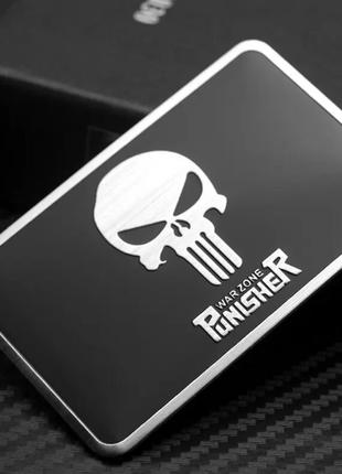 Наклейка на авто Punisher карач череп