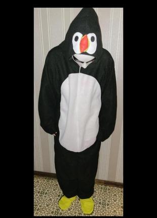 Карнавальный наряд пингвин на взрослого размер 46-50
