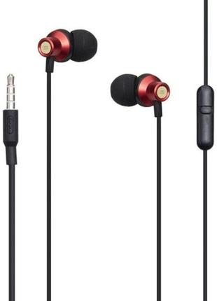 Проводные наушники гарнитура XO EP15 In-ear Metal Earphone 1.2...