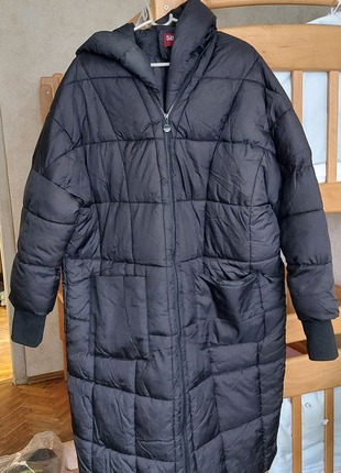 Зимняя женская куртка, р.L-XL, черная