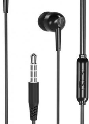 Проводные наушники гарнитура XO In-ear Earphone 1.15 м Black (...