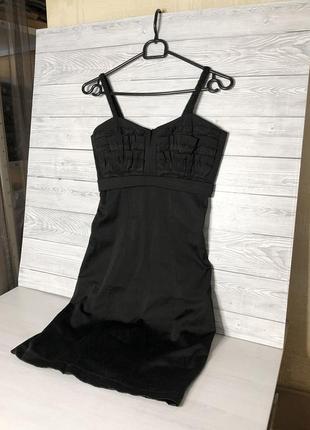 Женское черное платье rinascimento италия оригинал, размер xs-s