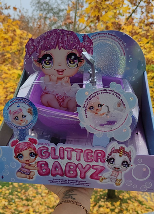 MGA Entertainment Glitter Babyz™ Color Change Bubbling Bathtub