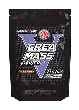 Дієтична добавка гейнер Vansiton Creamass Шоколад, 900 г