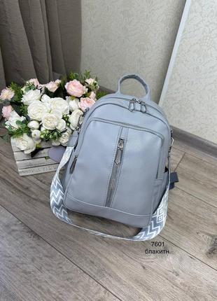Женский стильный, качественный рюкзак-сумка для девушек из эко...