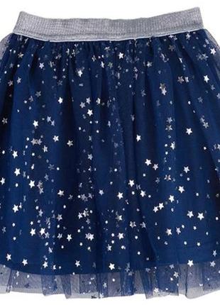 Красивая фатиновая юбка в звездах