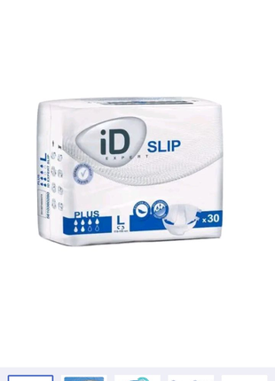 Підгузки iD slip expert plus L