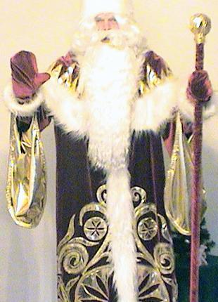 Дизайнерський костюм Святого Миколая в комплекті.