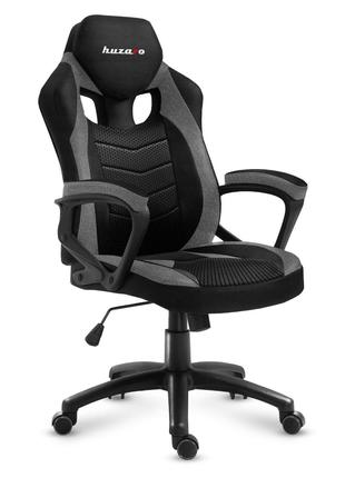 Комп'ютерне крісло для геймера Huzaro Force 2.5 чорно-сіре (gr...
