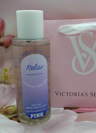 Парфюмированный мист для тела и волос relax pink victoria’s se...