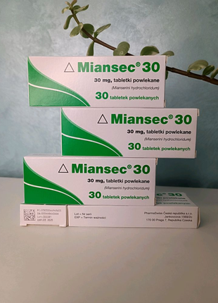 Міасер, міансек, miansec, міансерин, 30 мг