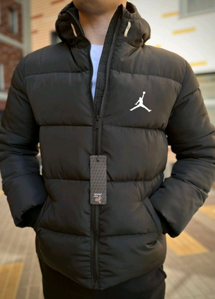 Комплект 3 в 1 куртка зимова + худі + штани Jordan