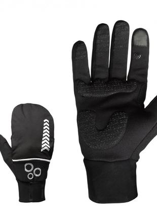 Демисезонные перчатки ONRIDE Hoodie 20 черные размер M