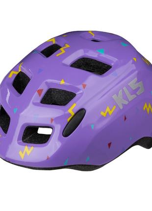 Шлем KLS Zigzag детский фиолетовый S (50-55см)