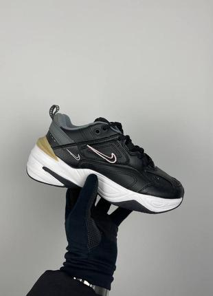 Nike m2k tekno black  pink logo ao3108-011