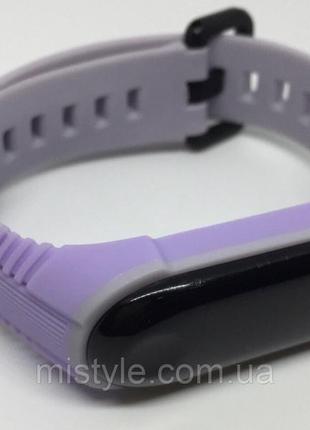 Ремешок mi band 4 mi band 3 mijobs оригинальный двухцветный се...