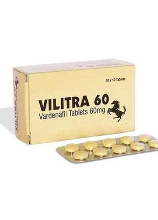 Дженерік Левітри 60 мг (Vilitra 60 mg) 10 табл