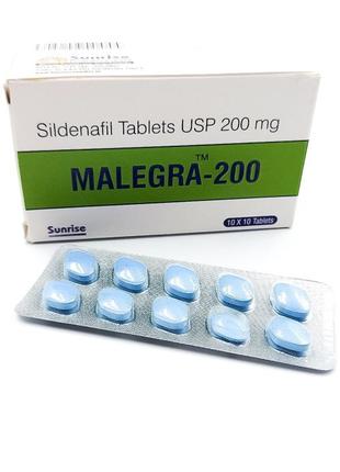 Дженерік MALEGRA 200 mg 10 табл