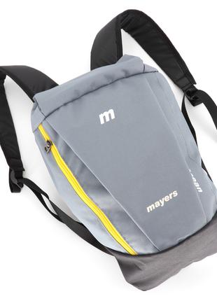 Дитячий рюкзак універсальний сірого кольору з боковою кишенею ...
