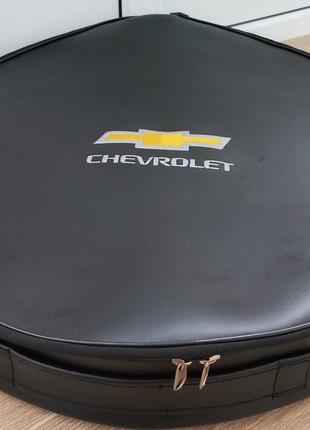 Чехол на запаску/докатку/заднее колесо Chevrolet r14-19 кожзам