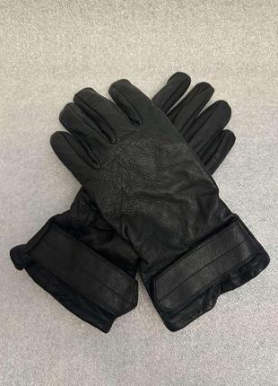 Unger kg перчатки мужские кожаные черные, размеры l