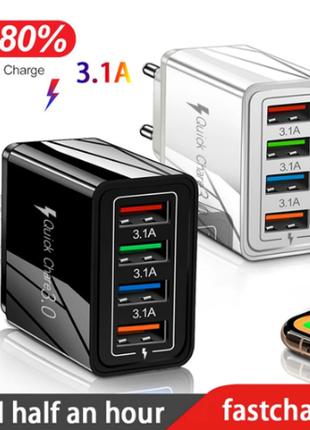 Быстрая зарядка Quick Charge 3,0, 48 Вт USB/PD