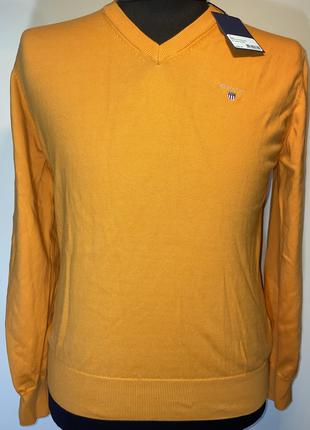 Мужской пуловер Gant V-neck (size M)