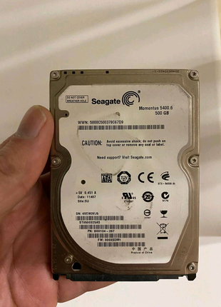 Жорсткий диск HDD 2.5" SATA 500GB Seagate