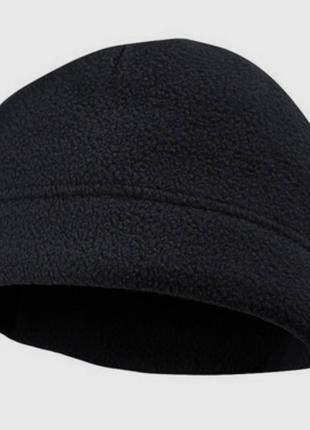 Шапка фліс чорна,тепла флісова чорна шапка зимова,шапка для по...