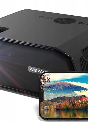 Проектор wewatch v50 pro full hd 1080 wifi bluetooth 5g родной...