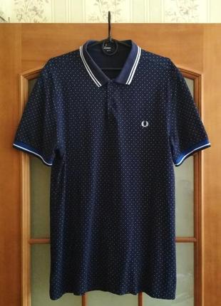 Мужская футболка поло fred perry (m-l) оригинал редкая