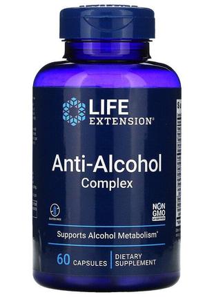 Вітаміни та мінерали Life Extension Anti-Alcohol Complex, 60 к...