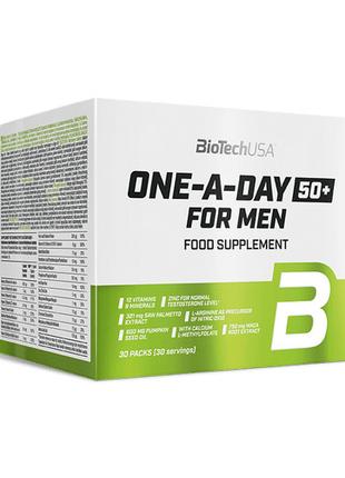 Витамины и минералы Biotech One-A-Day 50+ for Men, 30 пакетиков
